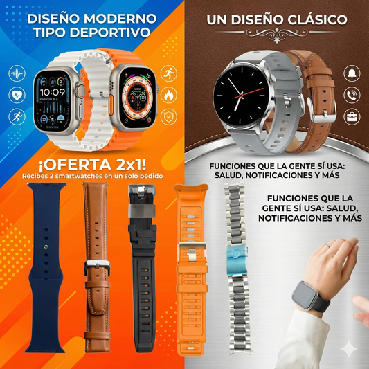 Combo Dúo Smartwatch D13 GS