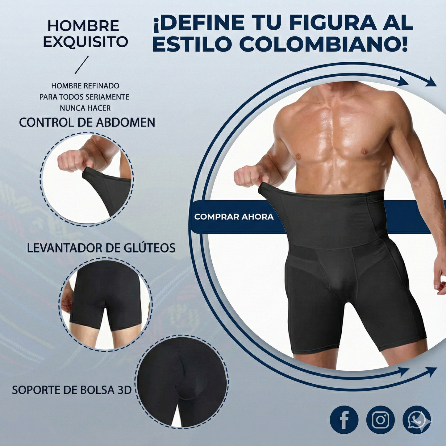 Faja Moldeadora para Hombre – Confianza en tu Día a Día
