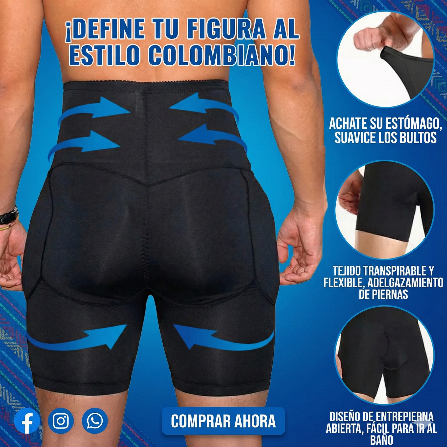 Faja Moldeadora para Hombre – Confianza en tu Día a Día