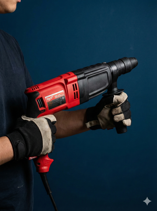 Rotomartillo Milwaukee 1200W: potencia profesional sin excusas